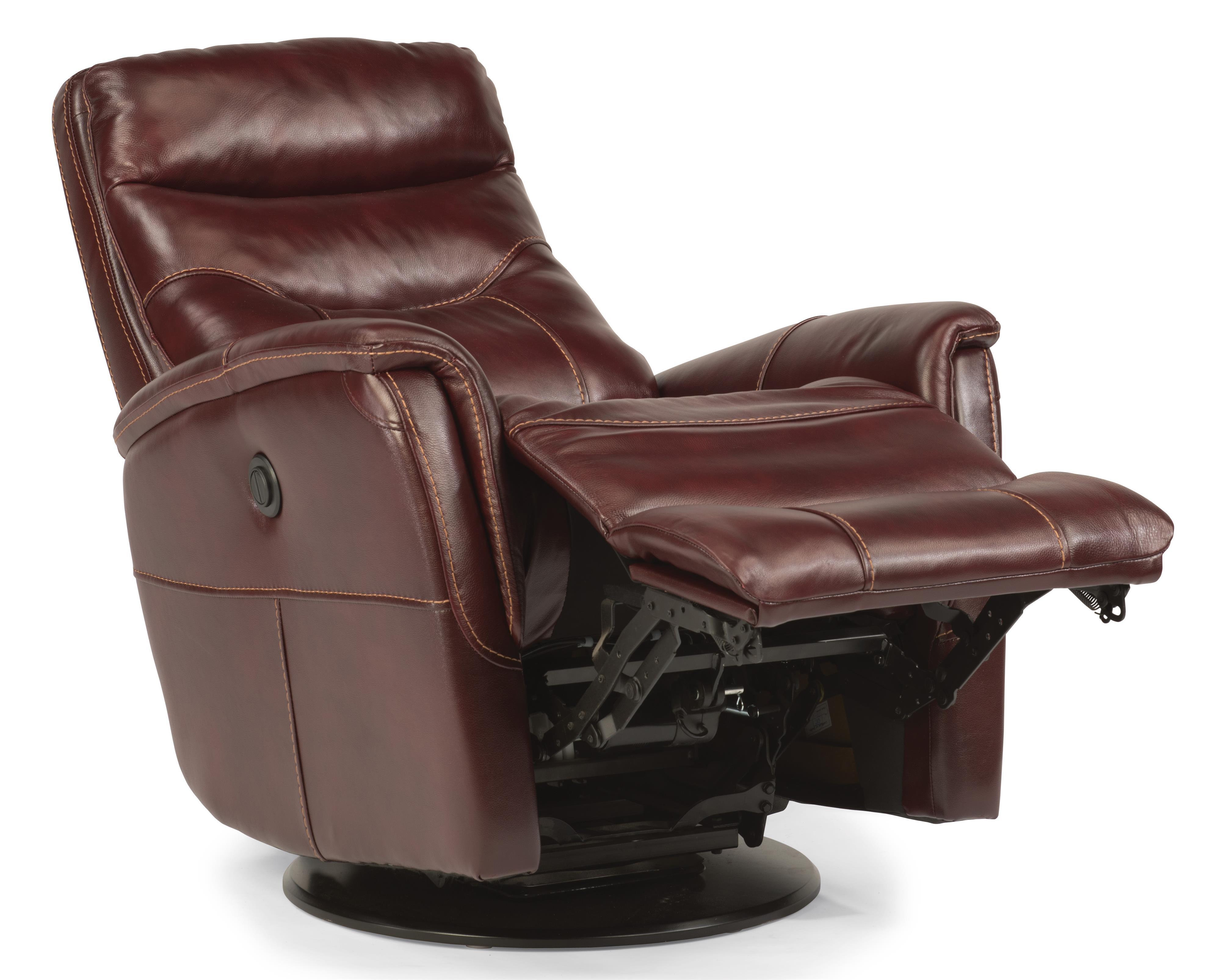 Flexsteel Latitudes Go Anywhere Recliners Alden KingSize Power Swivel Glider Recliner Conlin